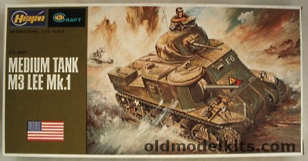 Hasegawa 1/72 M3 Lee Mk1 Medium Tank, 704-130 plastic model kit